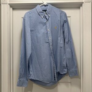 Ralph Lauren - Light Blue/ White Gingham Button Down NWOT, L